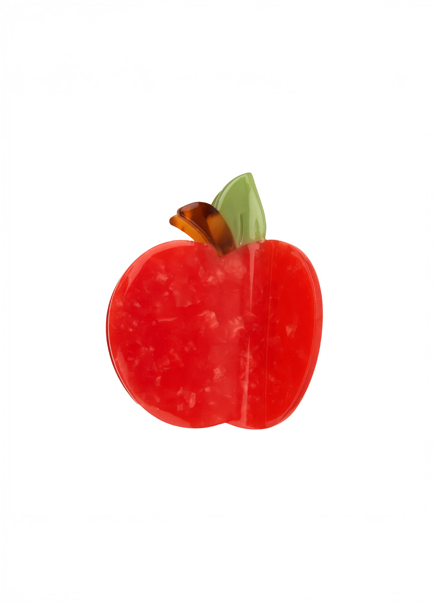 紅蘋果造型髮抓